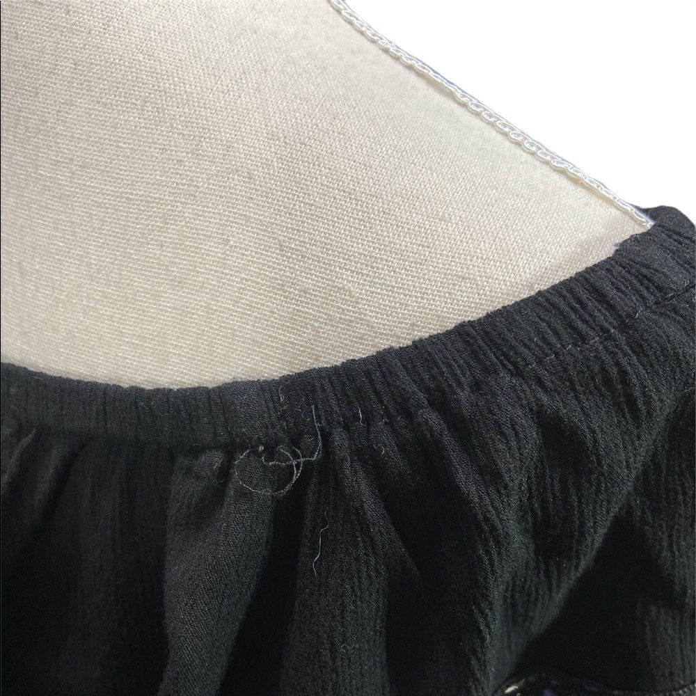 Bleuh Ciel black off the shoulder Dress Size Small - Picture 5 of 5